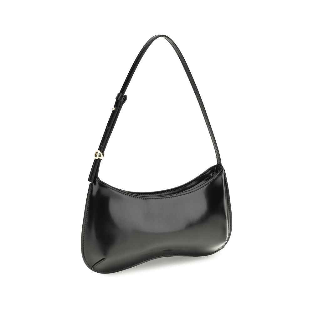 Jacquemus Black Calf Leather Bos Taurus Shoulder Bag
