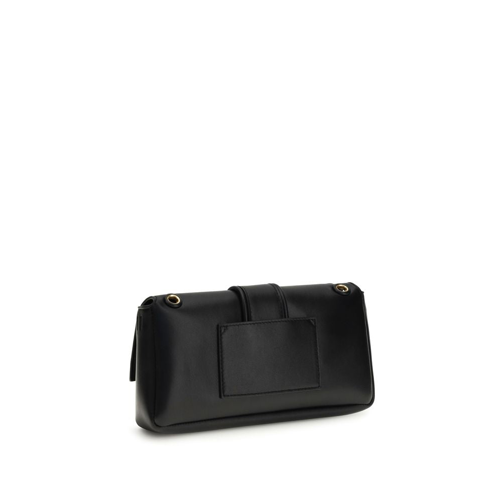Jacquemus Black Calf Leather Bos Taurus Shoulder Bag