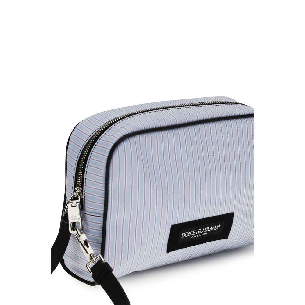Dolce & Gabbana Blue Cotton Handbag