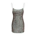 Oséree Multicolor Polyester Cocktail Dress