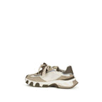 Dolce & Gabbana Multicolor Calf Leather Bos Taurus Athletic Sneakers