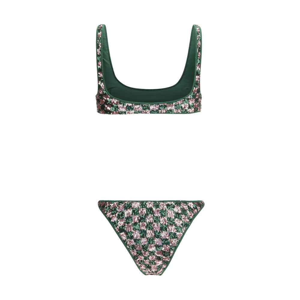 Oséree Multicolor Polyester Bikini