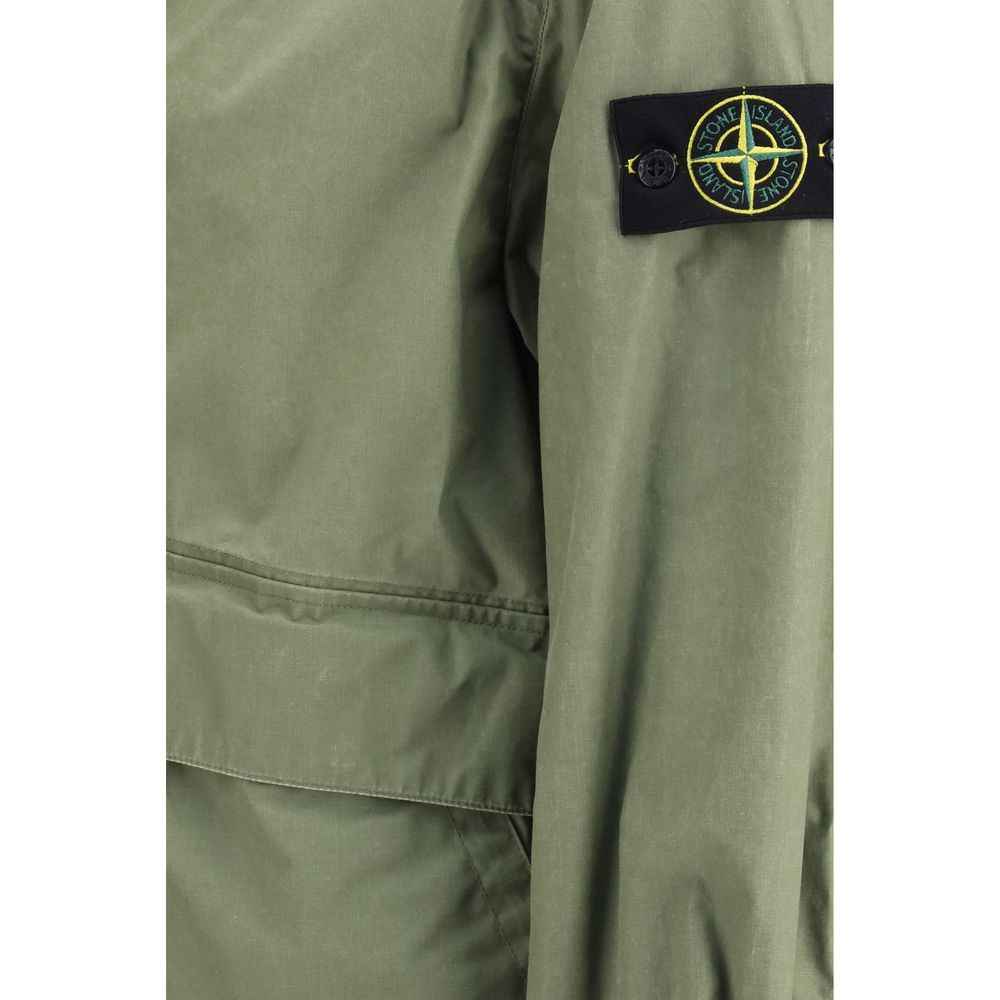 Stone Island Bicolor Polyester Coat