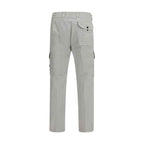 Stone Island Gray Cotton Cargo Pants