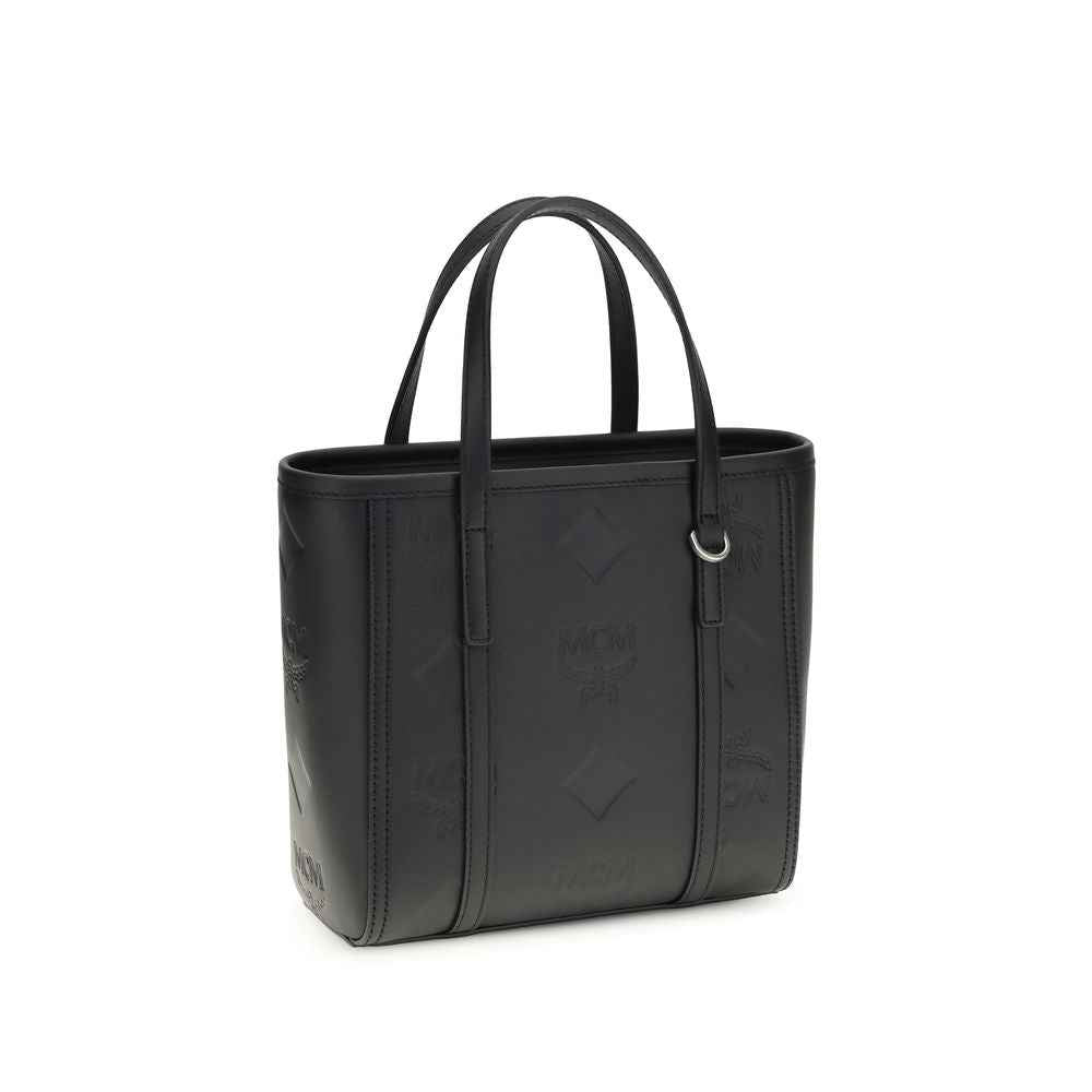 MCM Black Calf Leather Bos Taurus Shoulder Bag