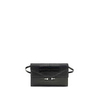 Tom Ford Black Calf Leather Bos Taurus Shoulder Bag