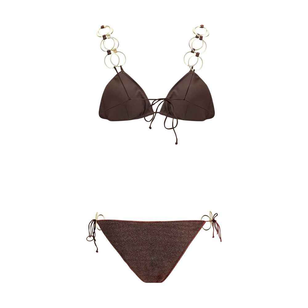 Oséree Brown Polyamide Bikini