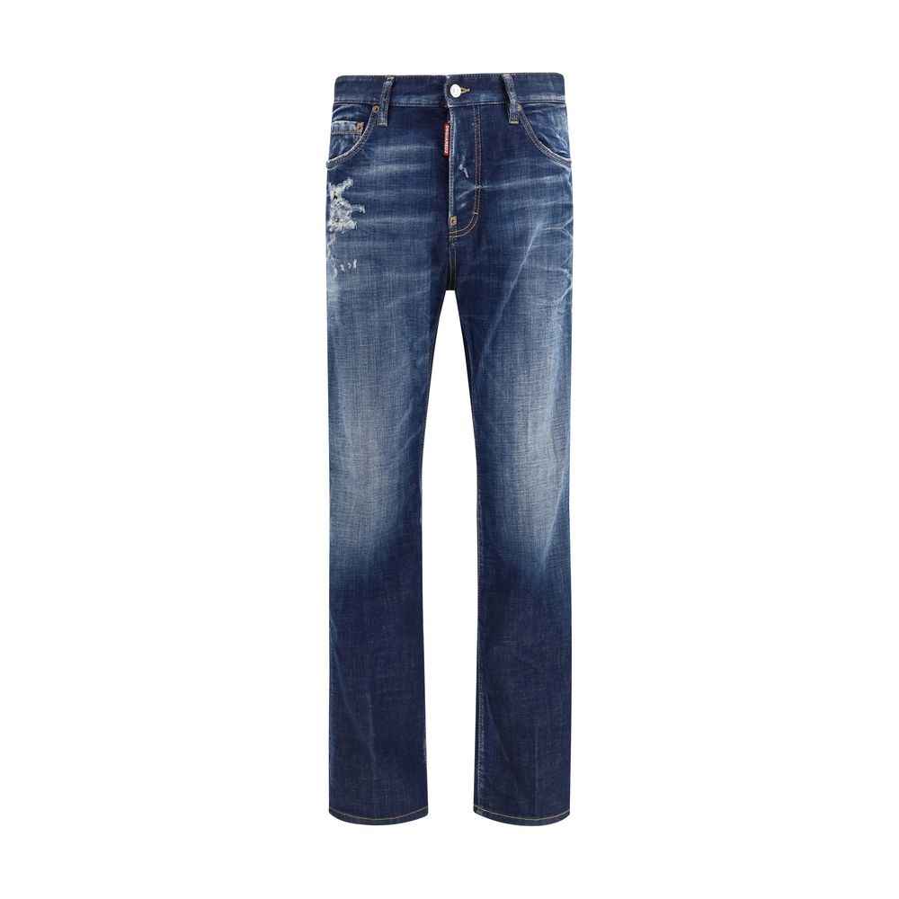 Dsquared² Blue Cotton Jeans Denim