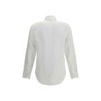 Finamore White Linen Dress Shirt