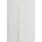 Finamore White Linen Dress Shirt