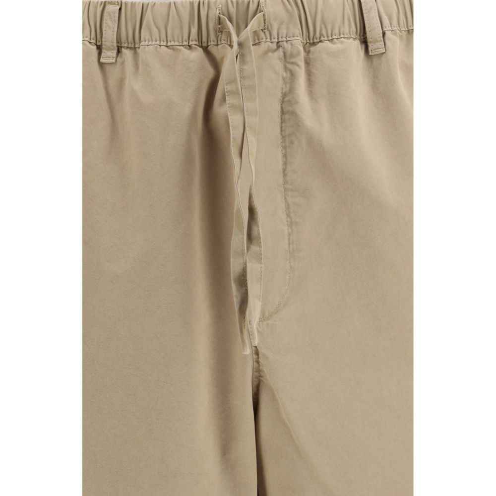 Ferragamo Beige Cotton Casual Pants