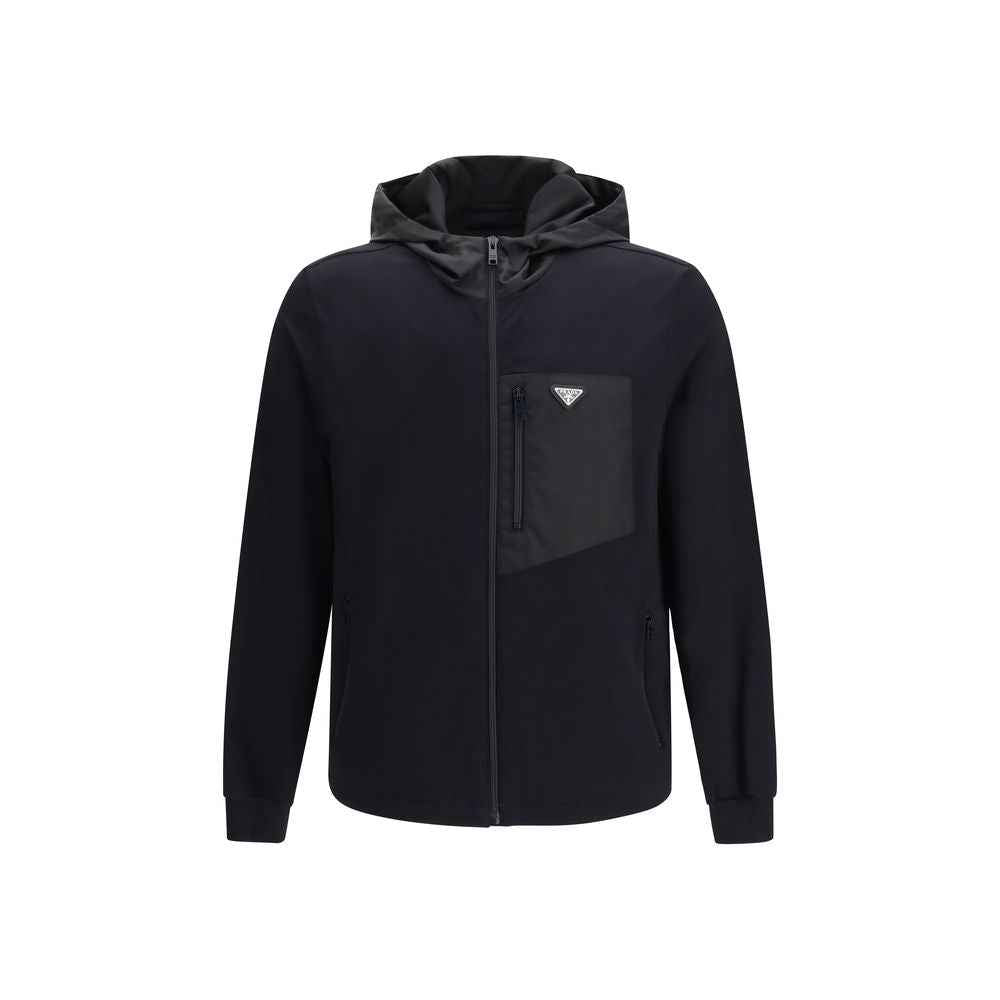 Prada Black Cotton Shell Jacket