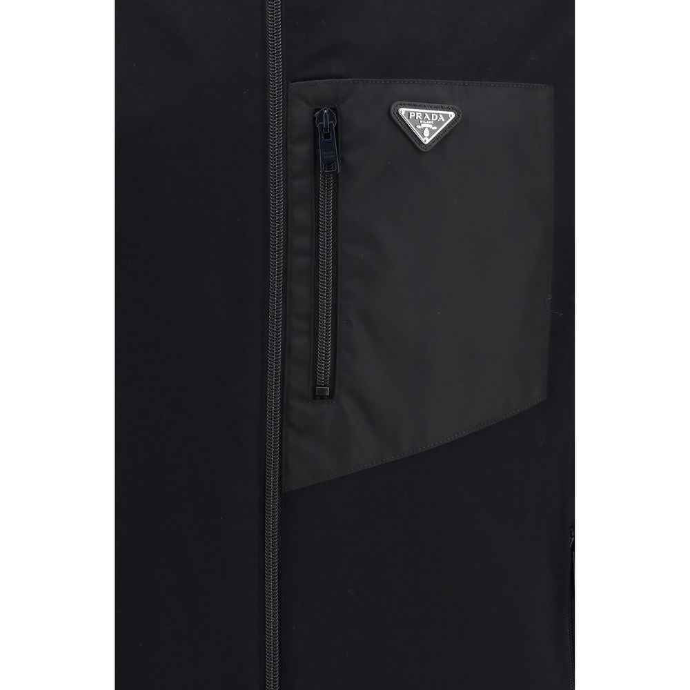 Prada Black Cotton Shell Jacket