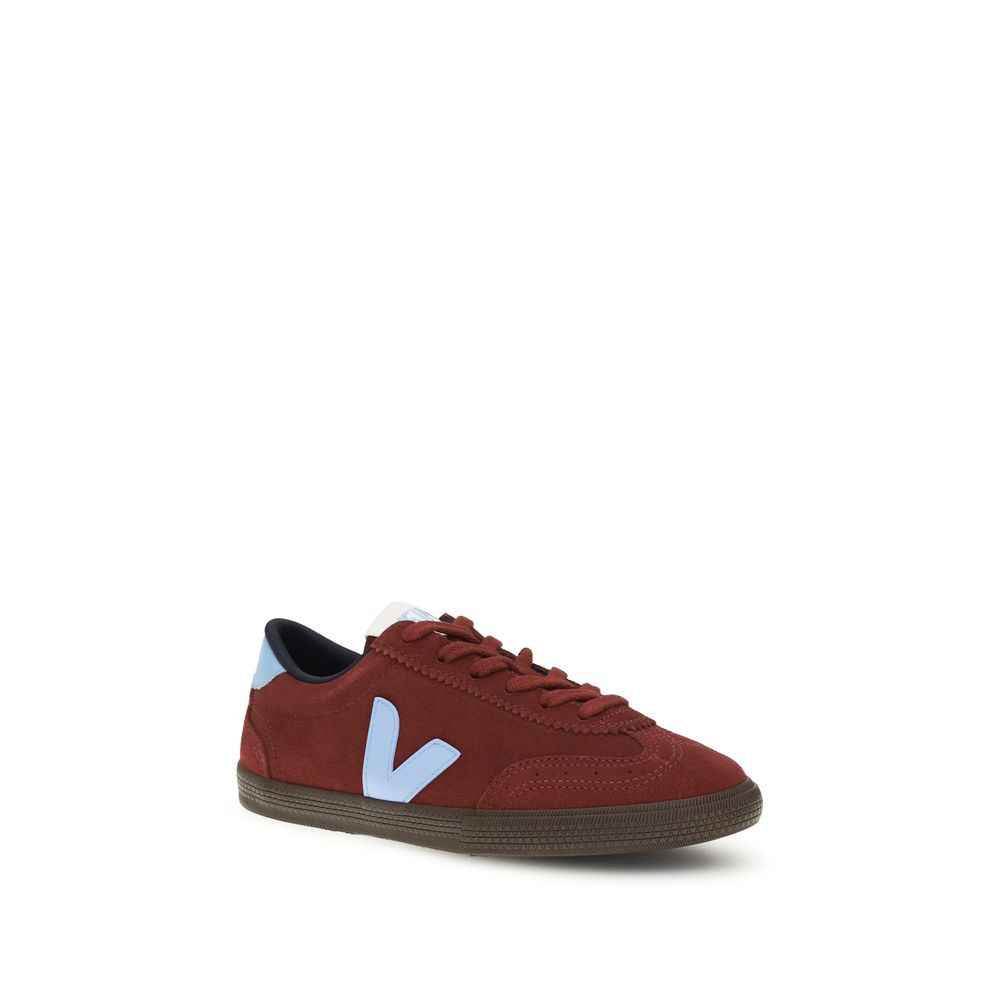 Veja Bordeaux Calf Leather Bos Taurus Athletic Sneakers