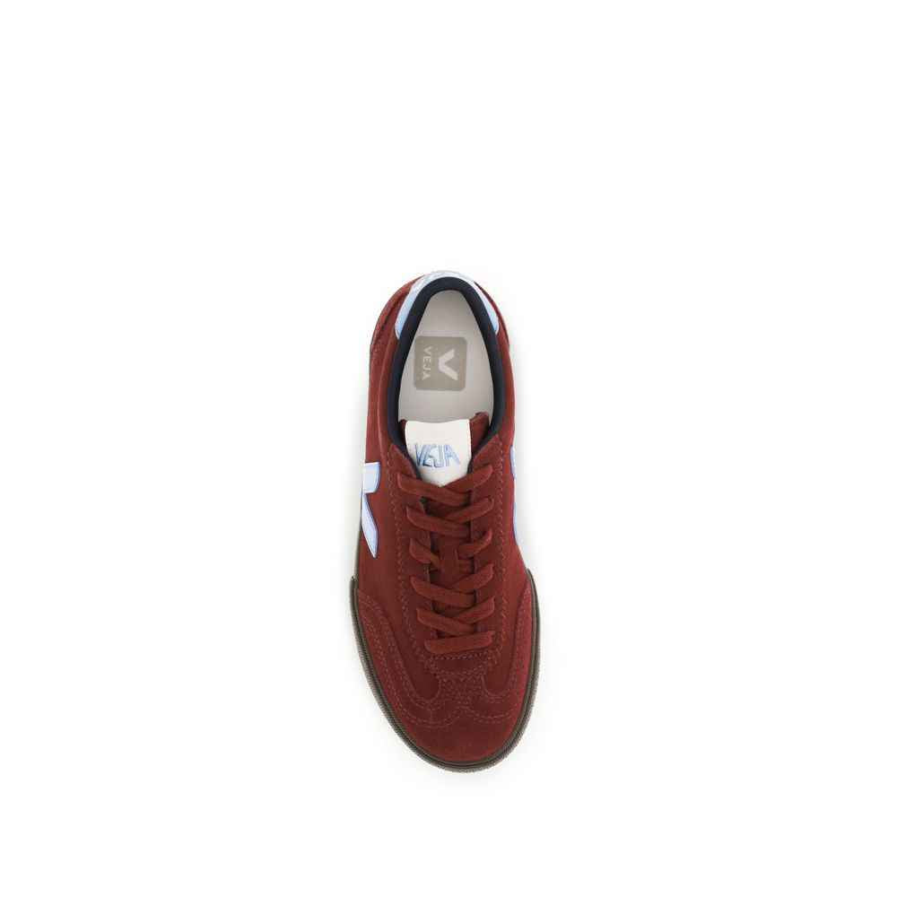 Veja Bordeaux Calf Leather Bos Taurus Athletic Sneakers