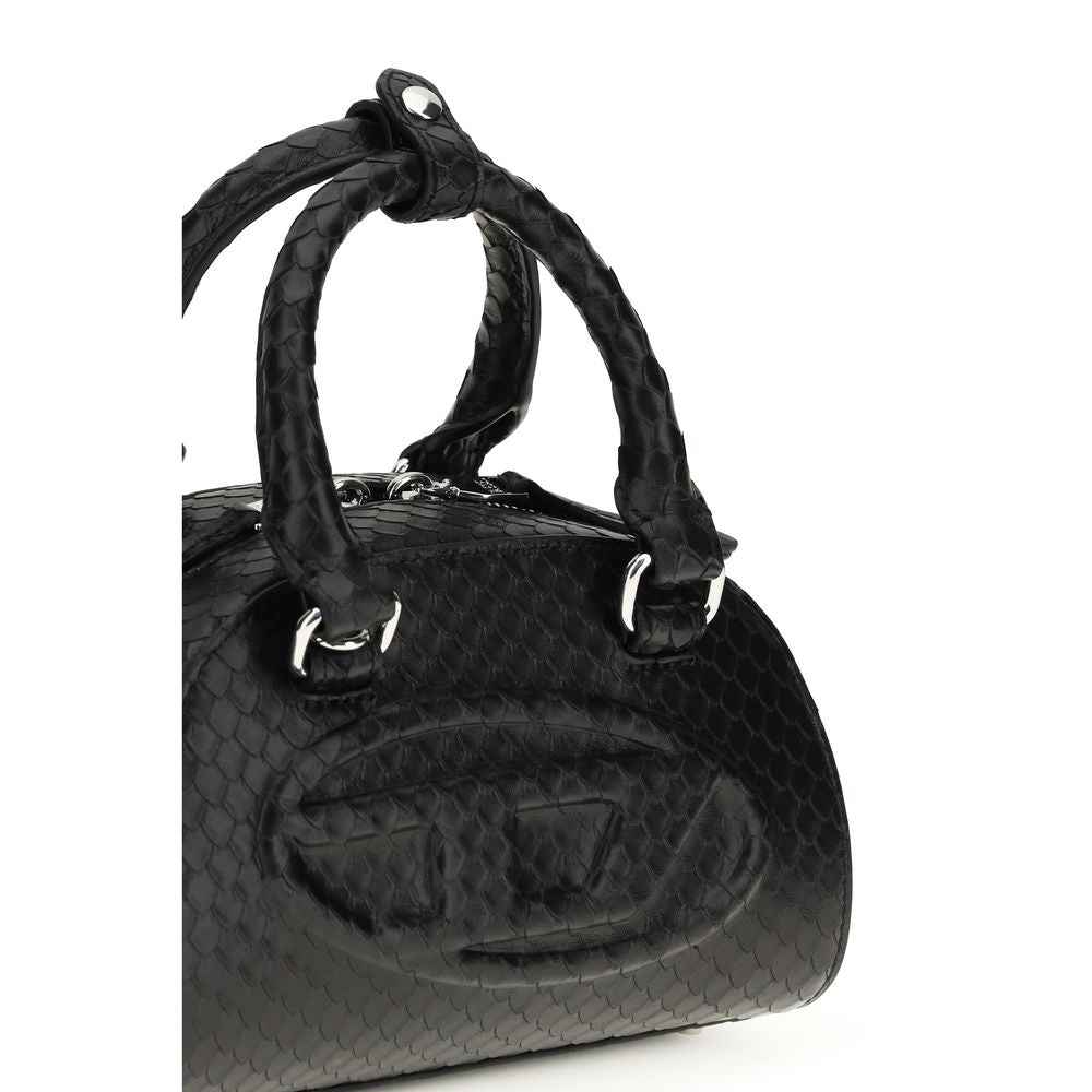 Diesel Black Calf Leather Bos Taurus Handbag