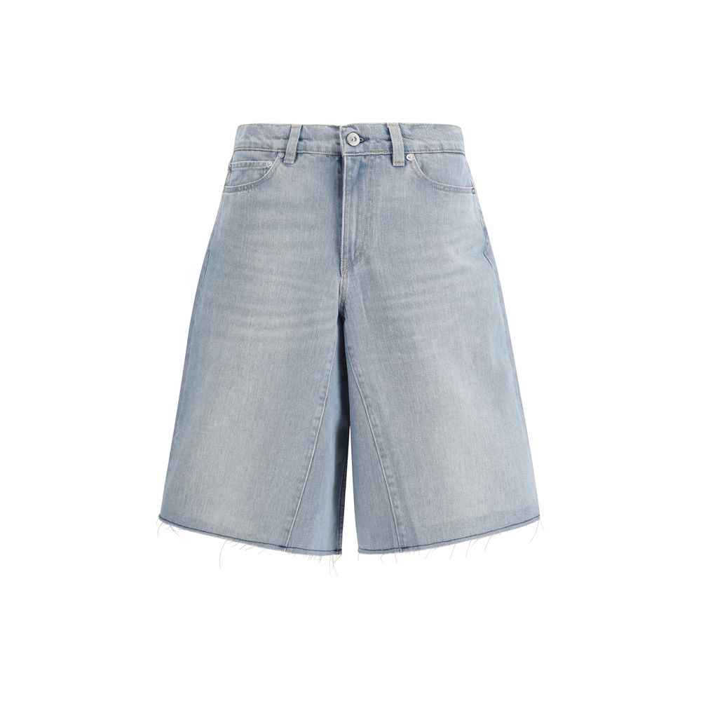 Our Legacy Blue Cotton Bermuda Shorts