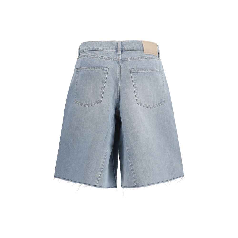 Our Legacy Blue Cotton Bermuda Shorts