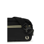 Fred Perry Black Recycled Polyamide Shoulder Bag