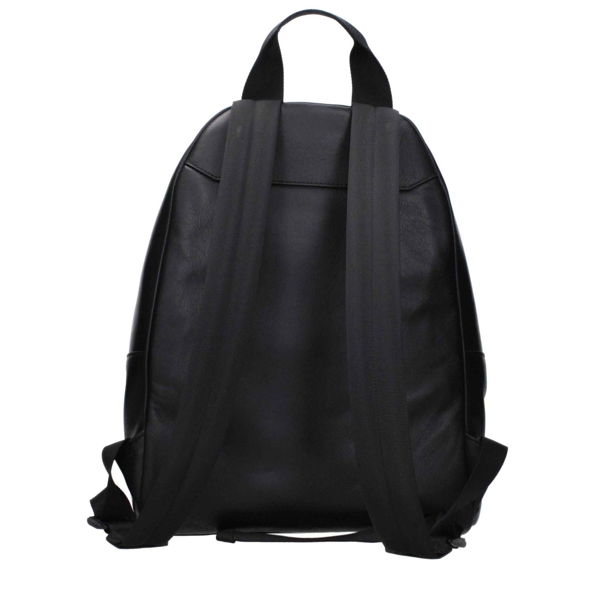 Roberto Cavalli Black Leather Backpack