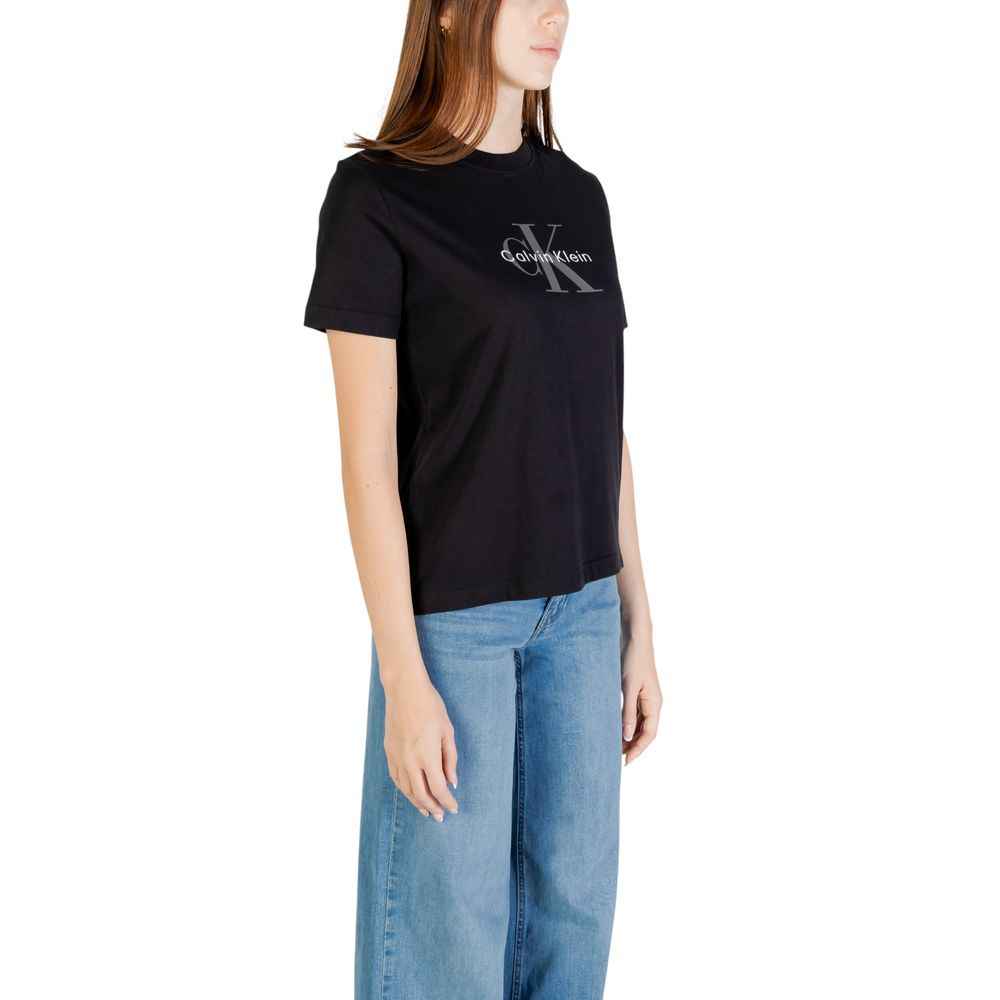 Calvin Klein Jeans Black Cotton T-Shirt