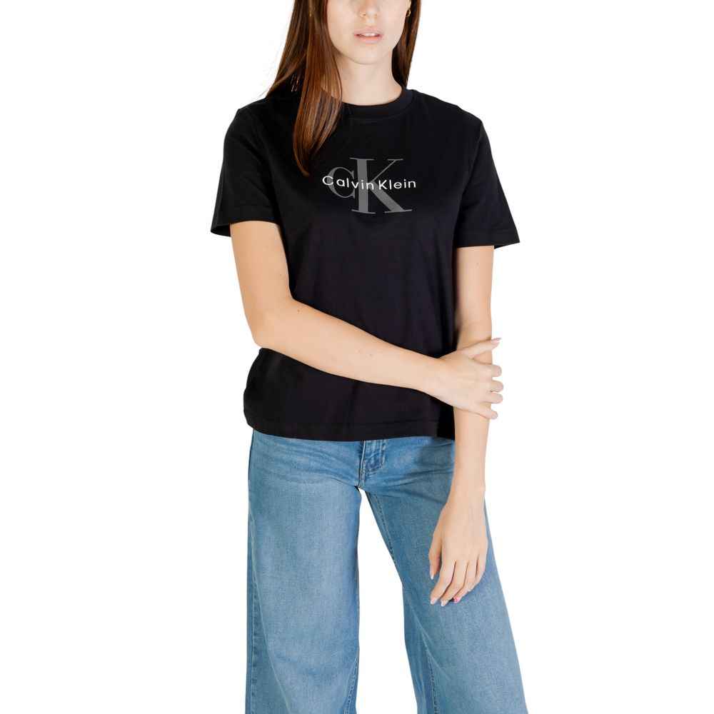 Calvin Klein Jeans Black Cotton T-Shirt