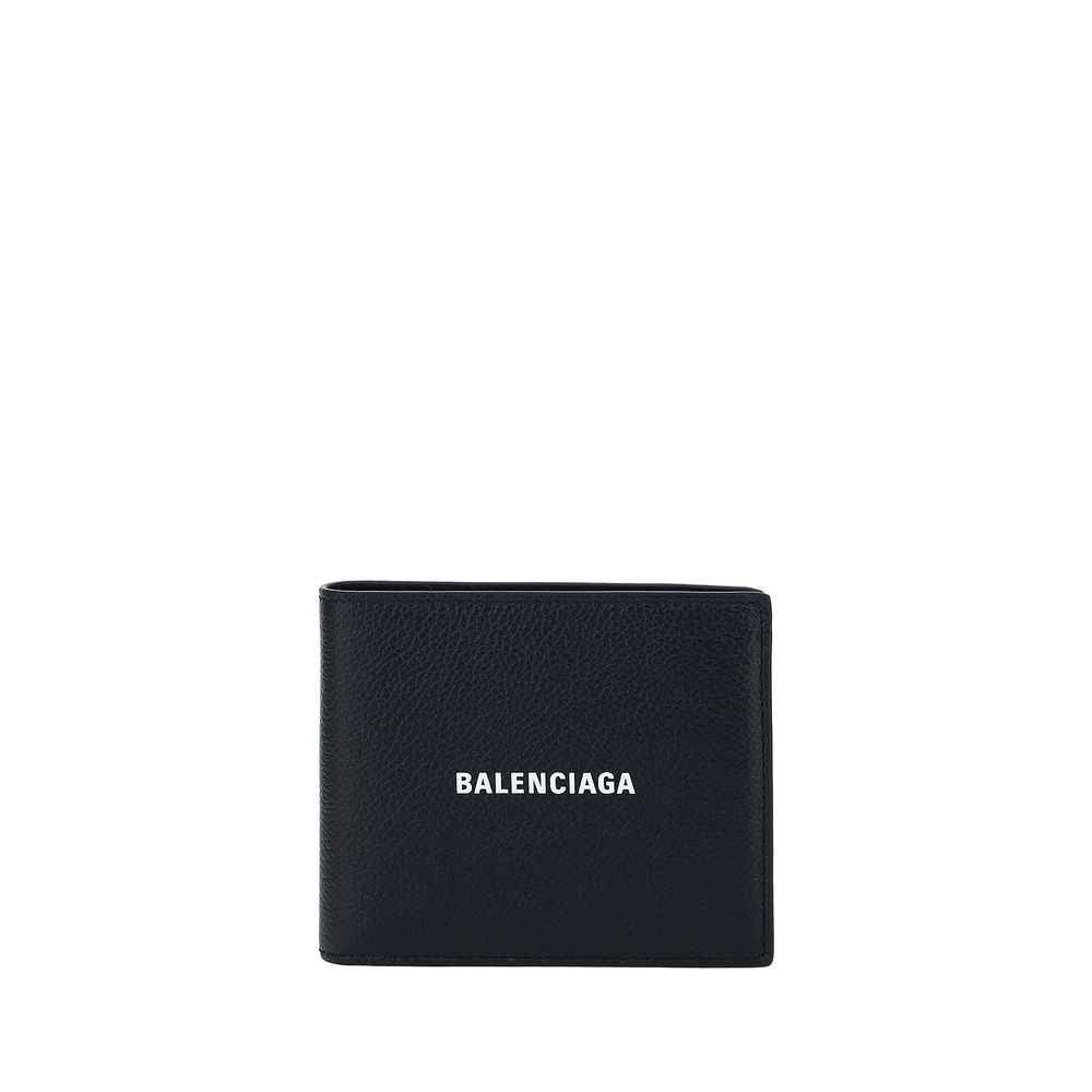 Balenciaga Black Calf Leather Bos Taurus Wallet