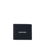 Balenciaga Black Calf Leather Bos Taurus Wallet
