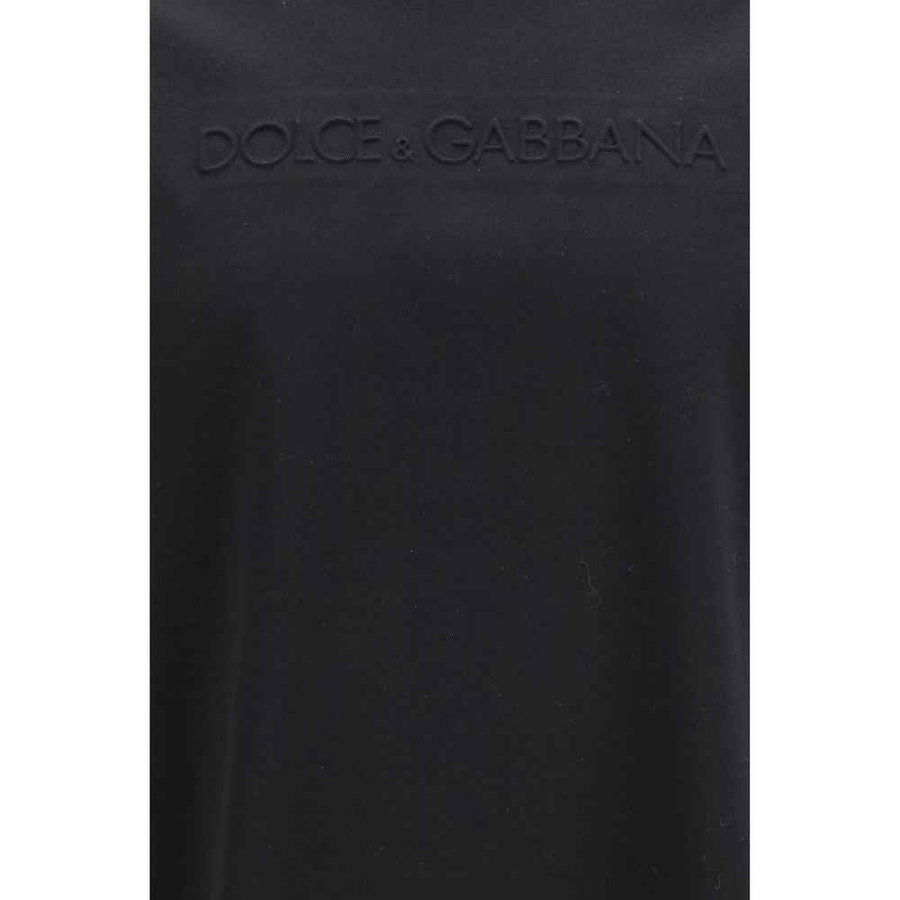 Dolce & Gabbana Black Cotton T-Shirt