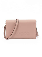 Jimmy Choo Podwer Pink Avenue Leather Shoulder Strap Bag