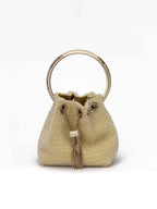 Jimmy Choo Yellow Bon Bon Micro Crystals Bucket