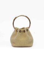 Jimmy Choo Yellow Bon Bon Micro Crystals Bucket