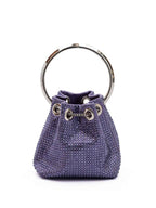 Jimmy Choo Purple Bon Bon Micro Crystals Bucket