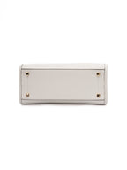 Jimmy Choo White Avenue S Tote Leather Handbag