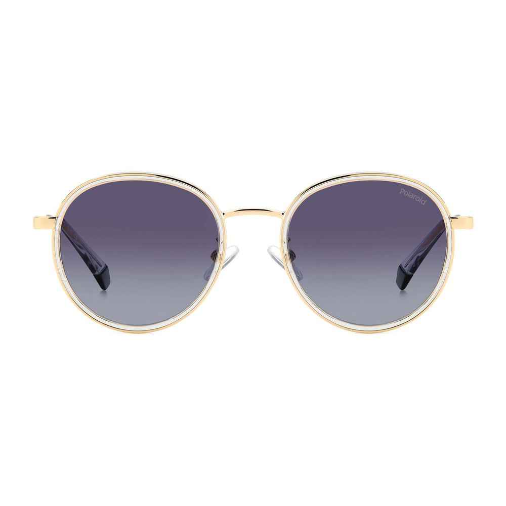 Polaroid Gold Stainless Steel Sunglasses