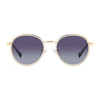 Polaroid Gold Stainless Steel Sunglasses