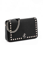 Jimmy Choo Black Leather Crossbody Bag