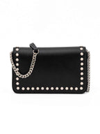 Jimmy Choo Black Leather Crossbody Bag