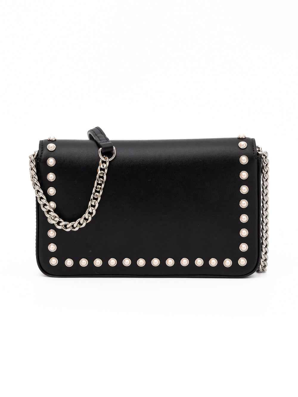 Jimmy Choo Black Leather Crossbody Bag