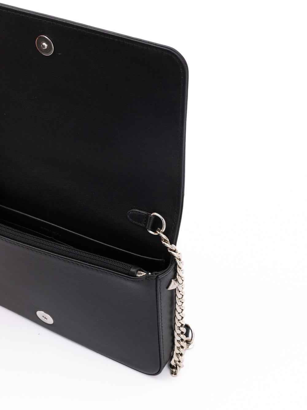 Jimmy Choo Black Leather Crossbody Bag