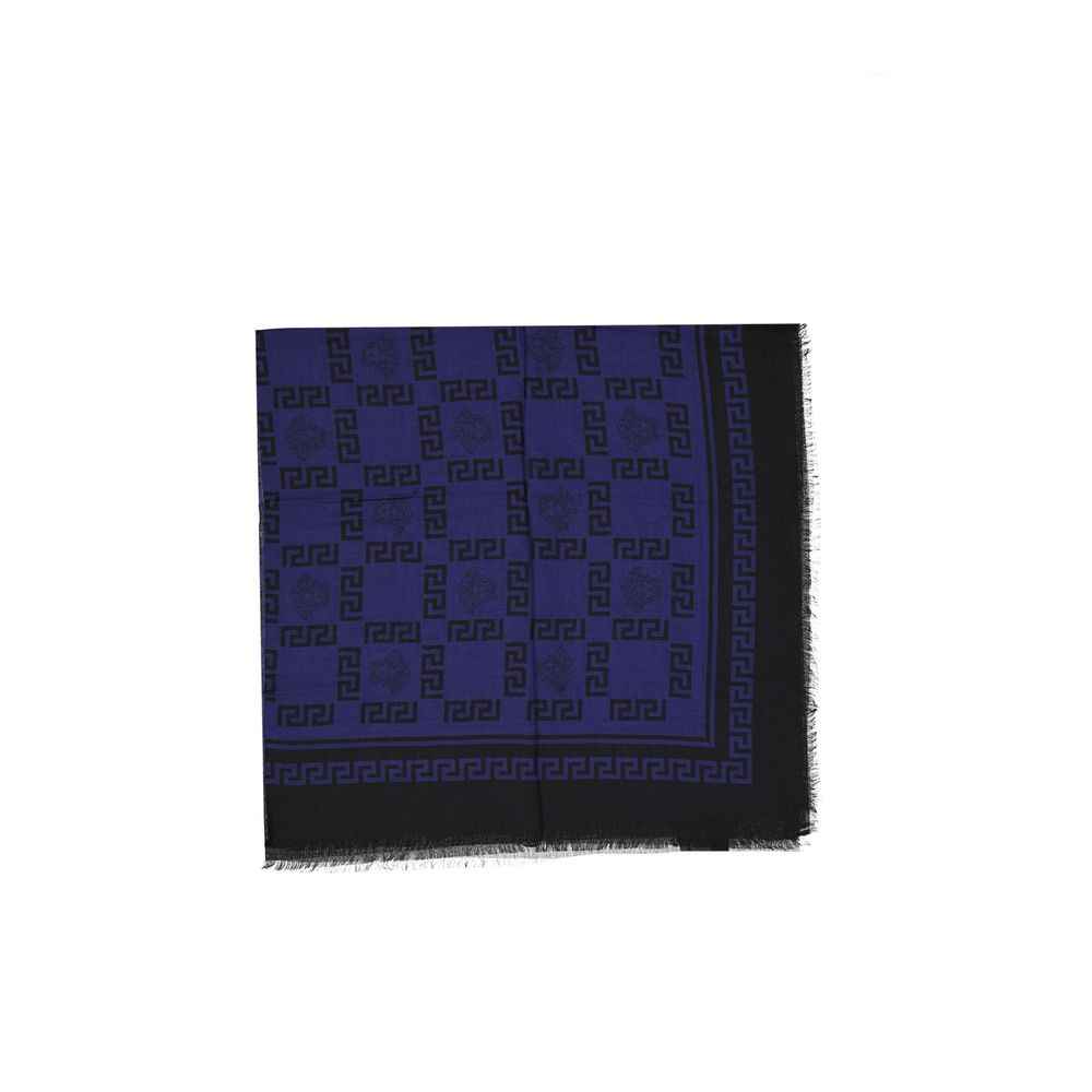 Versace Blue Modal Scarf