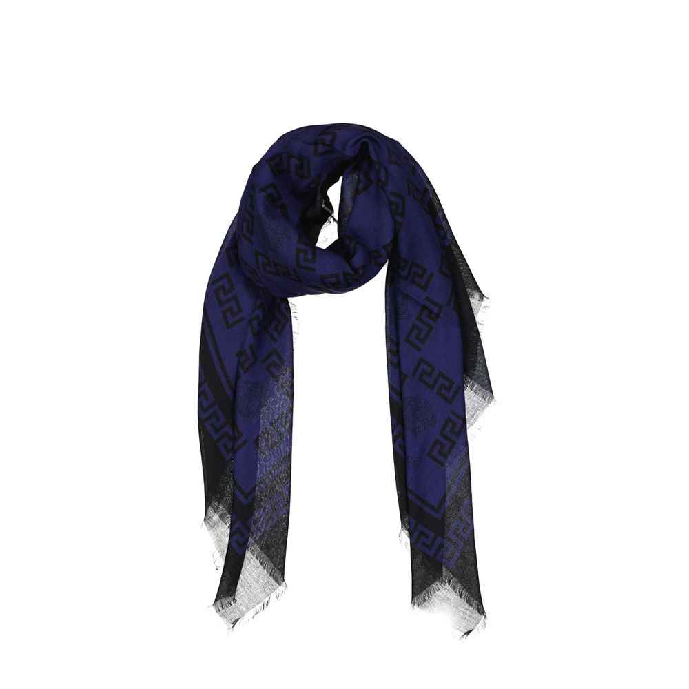 Versace Blue Modal Scarf