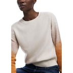 Desigual Beige Viscose Sweatshirt