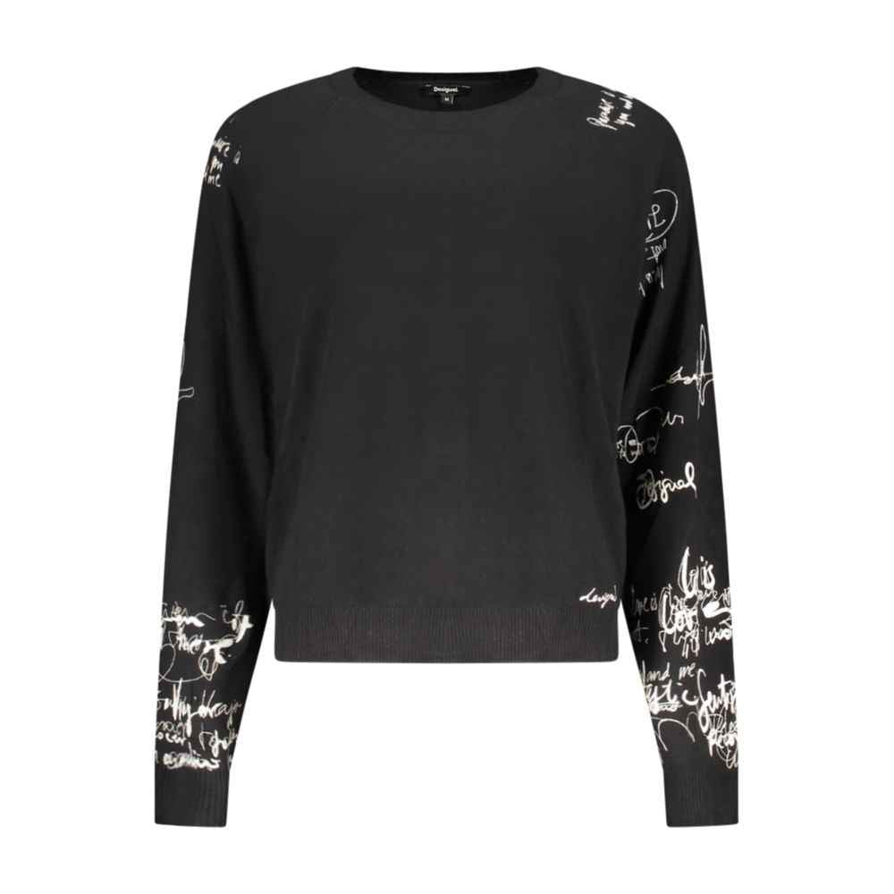 Desigual Nero Viscosa Women Sweater