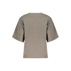 Desigual Grigio Cotton Women Sweatshirt