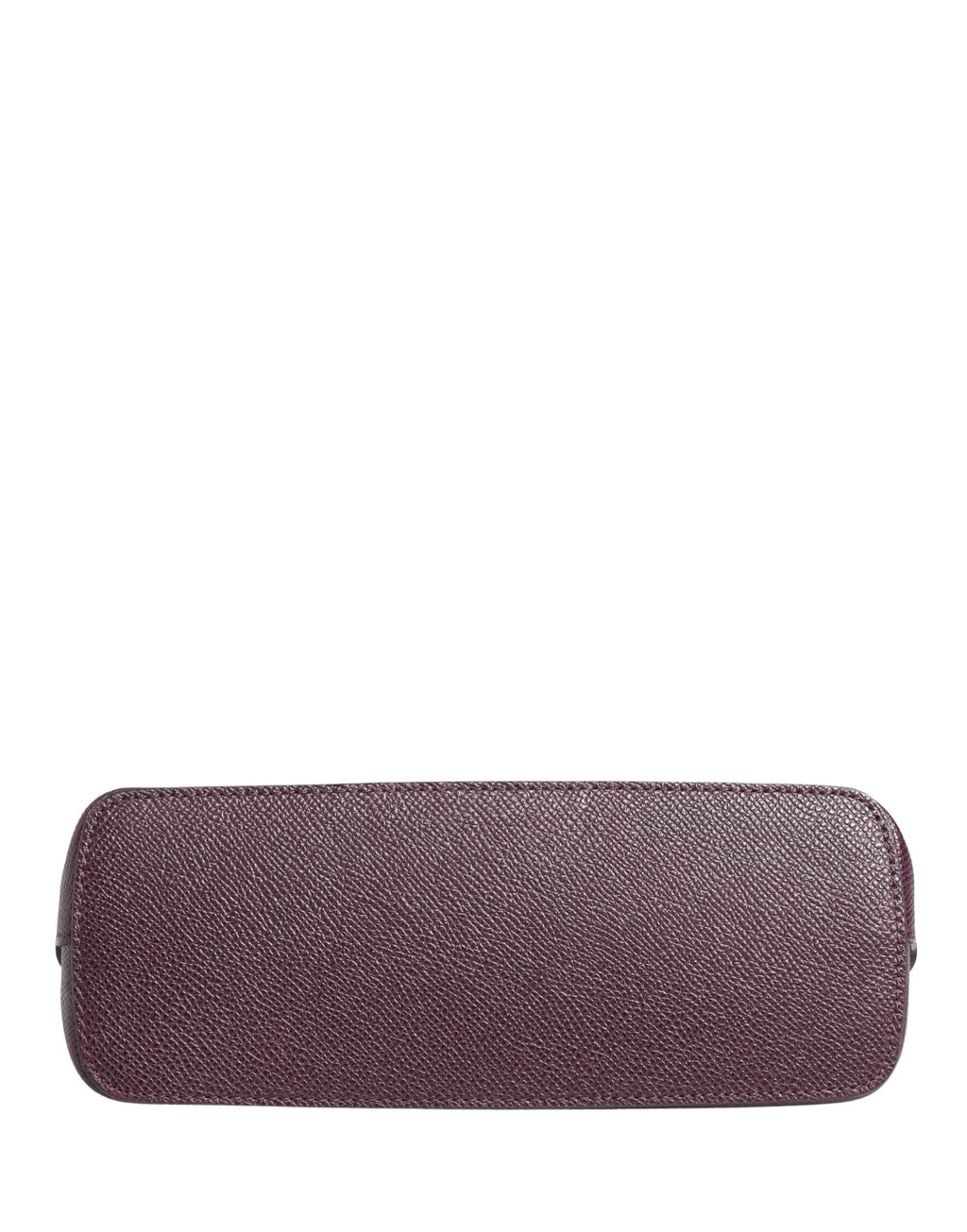 Dolce & Gabbana Dark Purple Leather DG Logo Zip Around Hand Purse Wallet