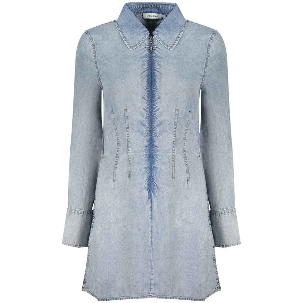 Desigual Azzurro Lyocell Women Dress