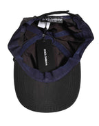 Dolce & Gabbana Men Black Cotton 6 Panels Baseball Cap Hat