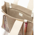 Chloé Beige Wool Tote Bag