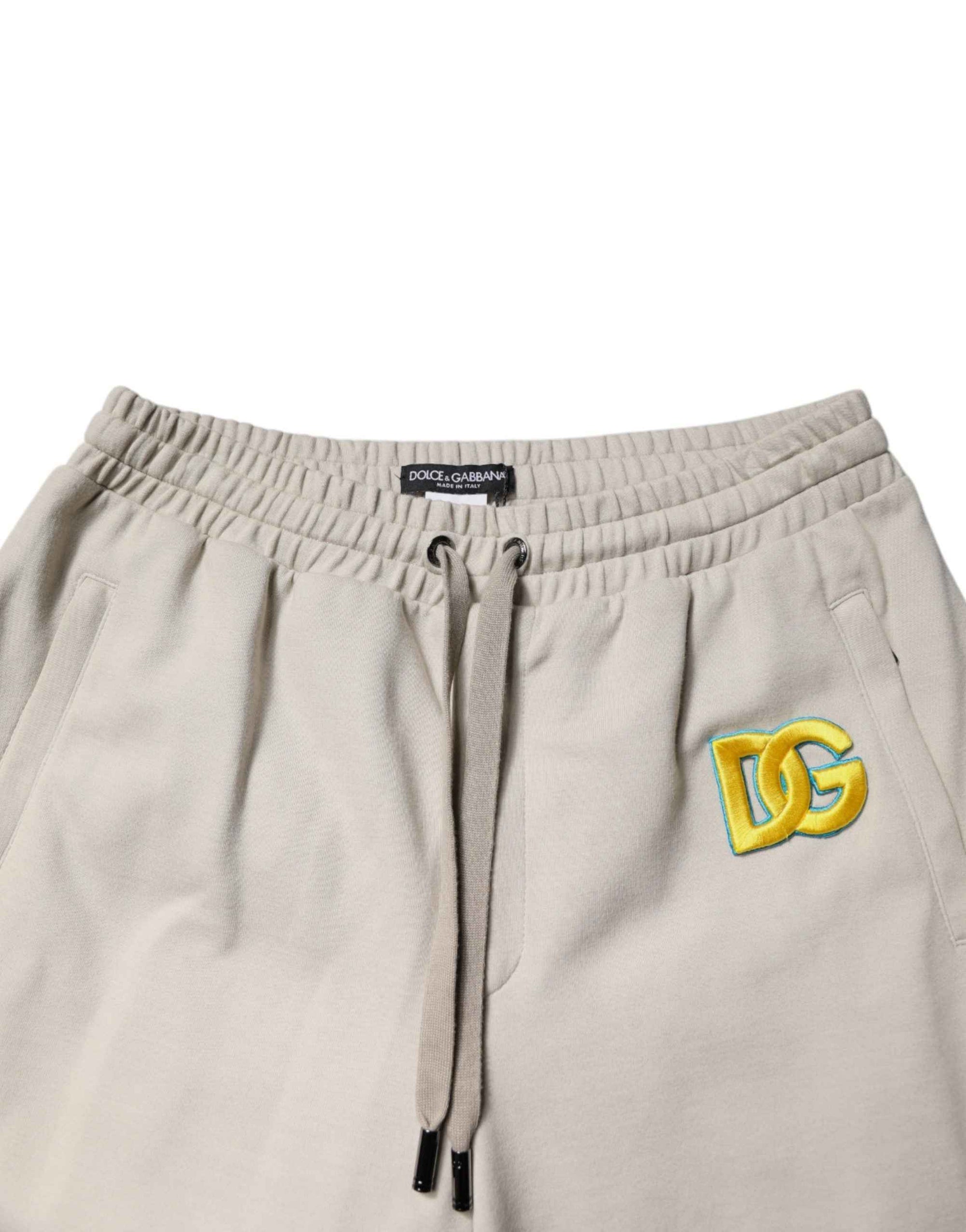 Dolce & Gabbana Multicolor Cotton DG Jogger Sweatpants Pants